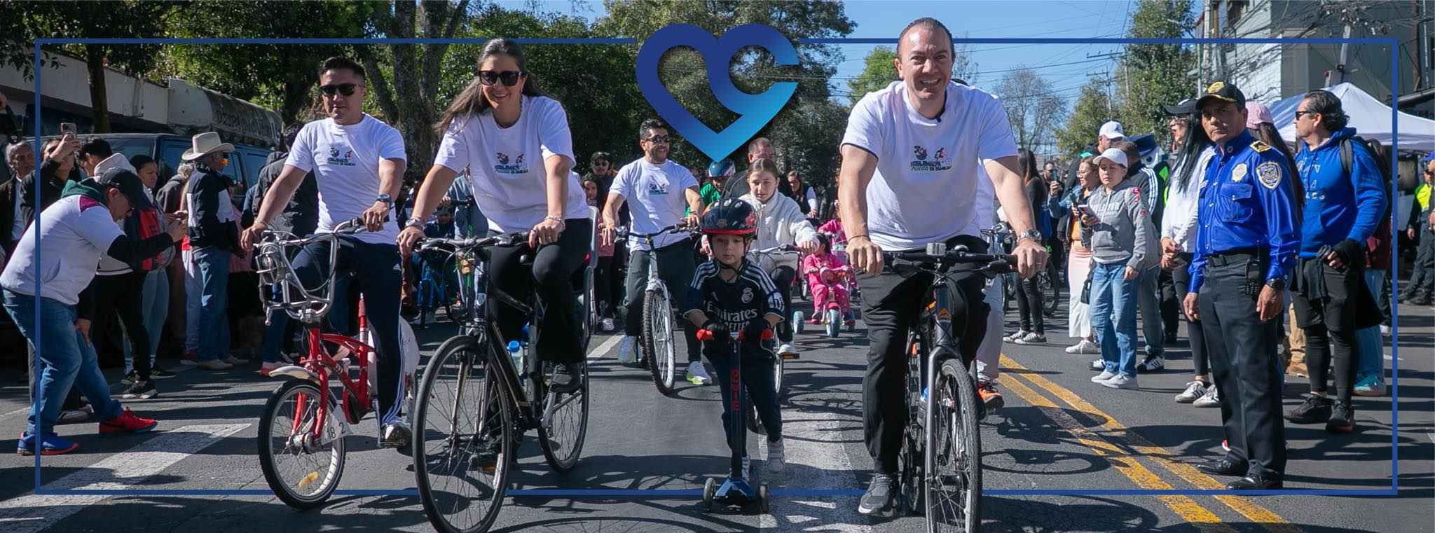 Rodada comunitaria en Cuajimalpa