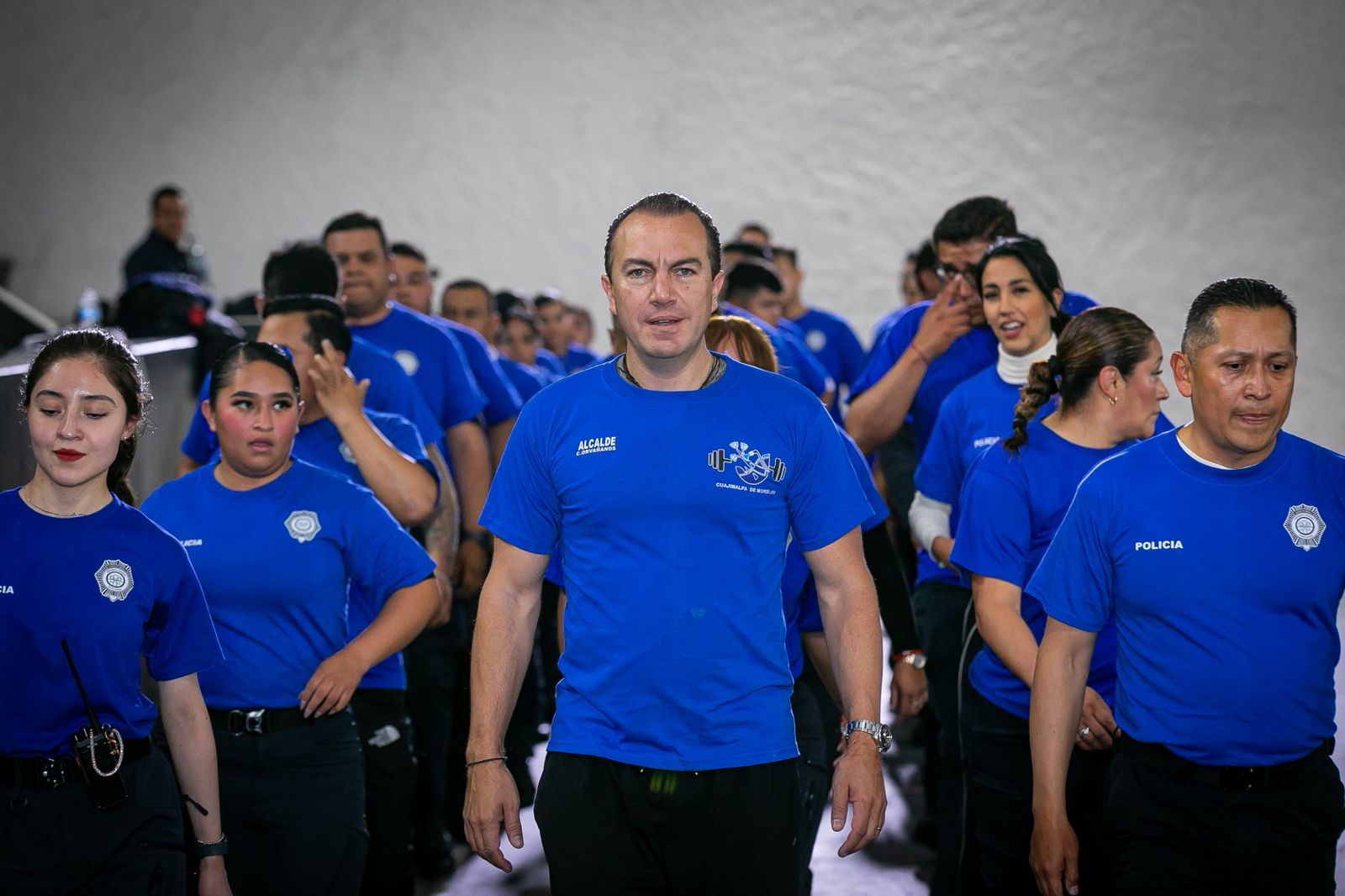 Programa de ejercicio y nutrición para policías