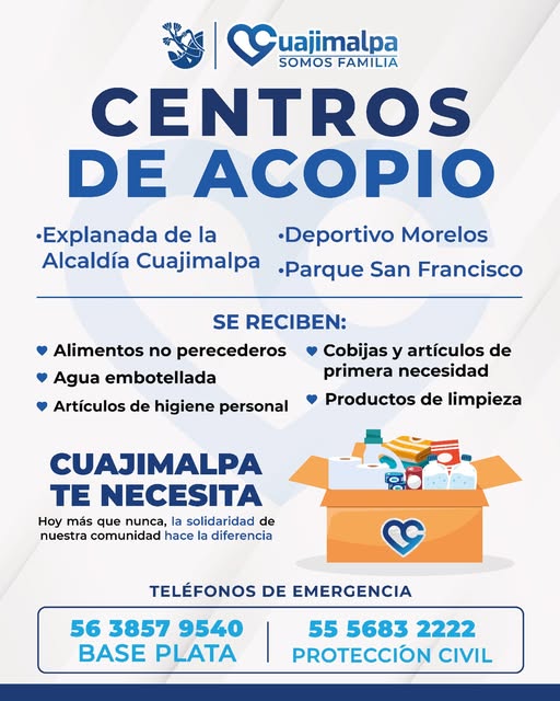 Cuajimalpa te necesita.