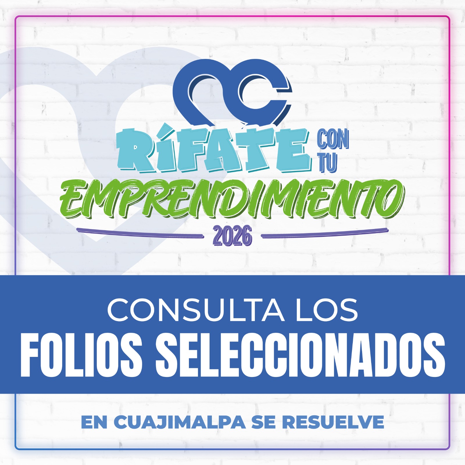FOLIOS RÍFATE CON TU EMPRENDIMIENTO 2026