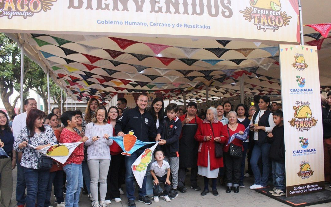 Impulsa Cuajimalpa la unión familiar con actividades económicas; se inaugura la primera Feria del Taco